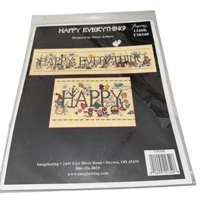 Imaginating Happy Everything Counted Cross Stitch Kit Holliday Christmas 1340K